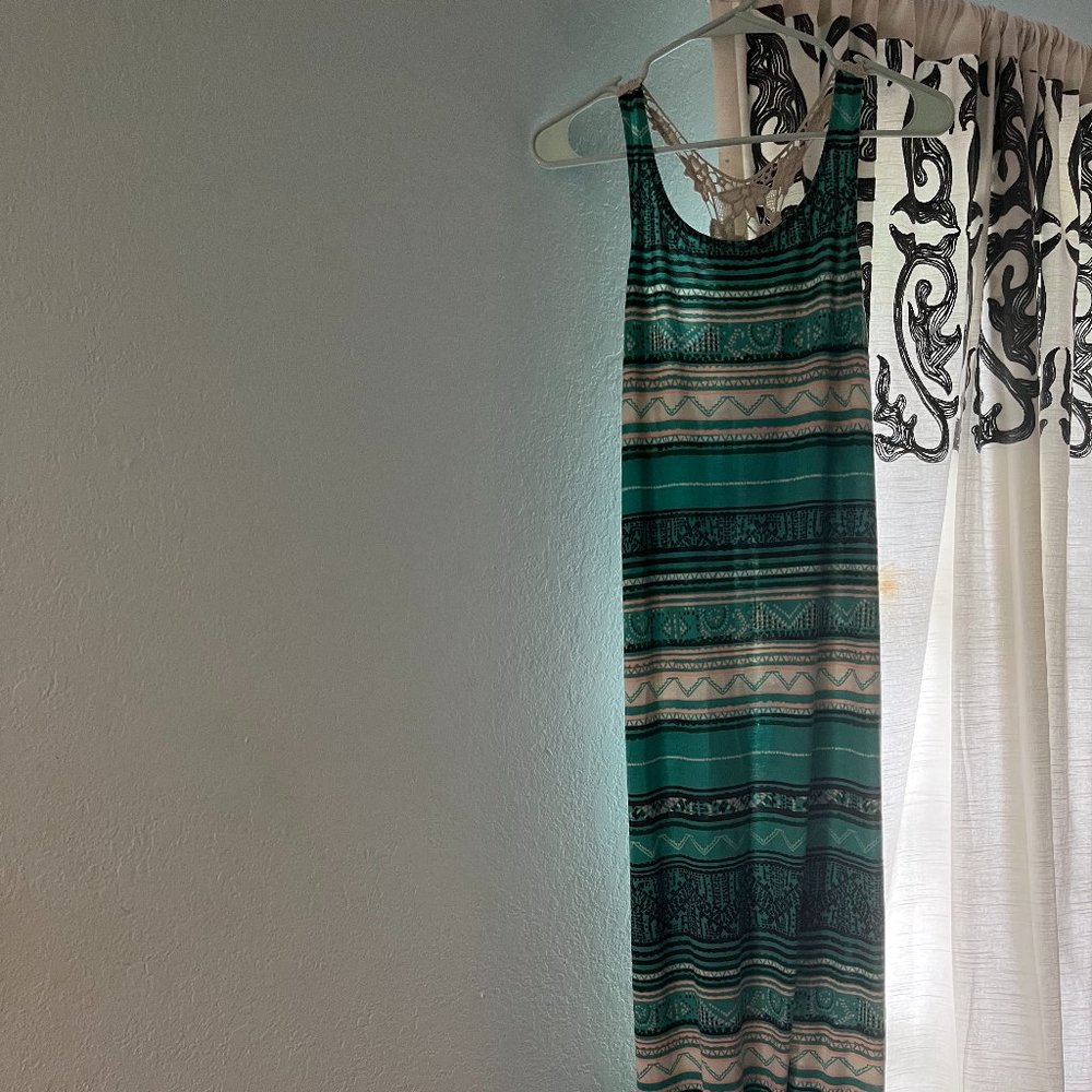 Knit Racer Back Maxi Dress